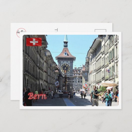 Schweiz - Bern - Postkarte (Vorne/Hinten)
