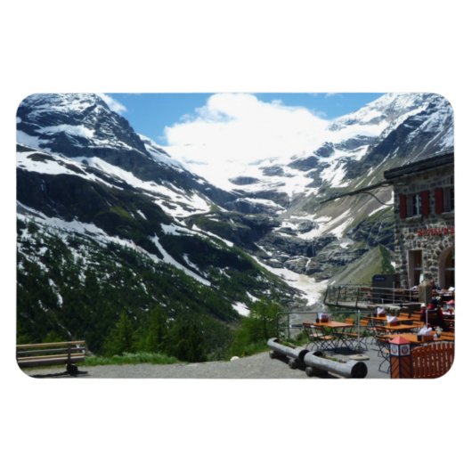 Schweiz Bernina Pass Magnet (Horizontal)