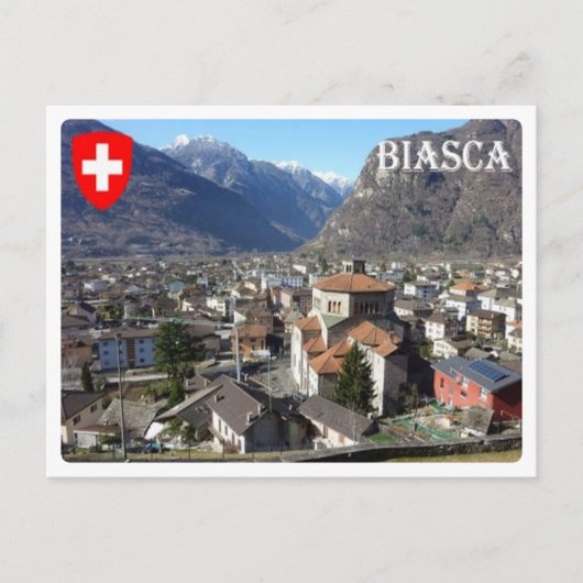 Schweiz - Biasca - Postkarte (Vorderseite)