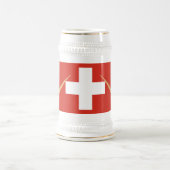 Schweiz Bierglas (Mittel)