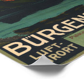 Schweiz Burgenstock Luft-Kurort Bahn Luzern Poster (Ecke)