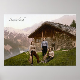 Schweiz (c. 1900) poster