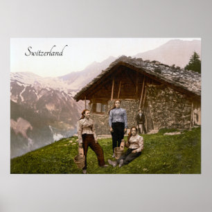 Schweiz (c. 1900) poster