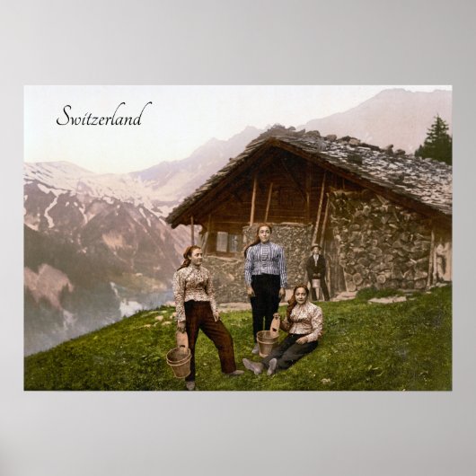 Schweiz (c. 1900) poster (Vorne)