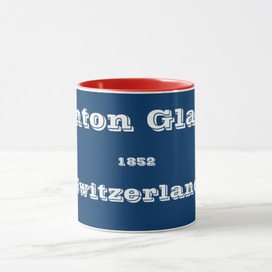 Schweiz: Canton Glarus Tasse (Zentrum)