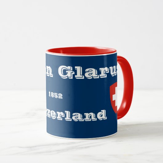 Schweiz: Canton Glarus Tasse (VorderseiteRechts)