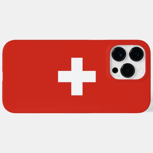 Schweiz Case-Mate iPhone Hülle (Rückseite (Horizontal))