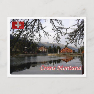 Schweiz - Crans Montana - Postkarte