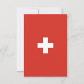 Schweiz Dankeskarte (Vorderseite)