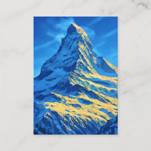 Schweiz Das Matterhorn Begleitkarte (Vorderseite)