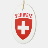 Schweiz (Deutsche Schweiz) Keramik Ornament (Links)