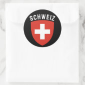 Schweiz (Deutschsprachige Schweiz) Runder Aufkleber (Tasche)