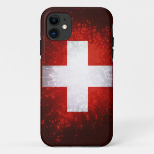 Schweiz; Die Schweiz-Flagge iPhone 11 Hülle