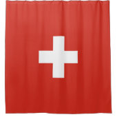 Schweiz Duschvorhang (Vorderseite)