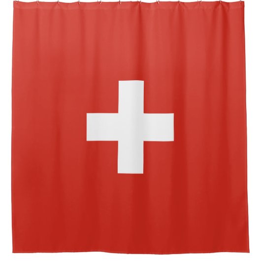 Schweiz Duschvorhang (Vorderseite)