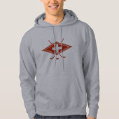 Schweiz Eishockey Flag Hoodie (Vorderseite)