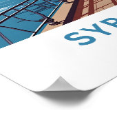 Schweiz Europa Reisedrucke Poster (Ecke)