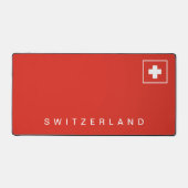 Schweiz | Farben der Schweizer Flagge Schreibtischunterlage (Vorderseite)