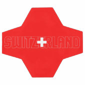 Schweiz Flag Adortable Patriotic Fußball (Flach)