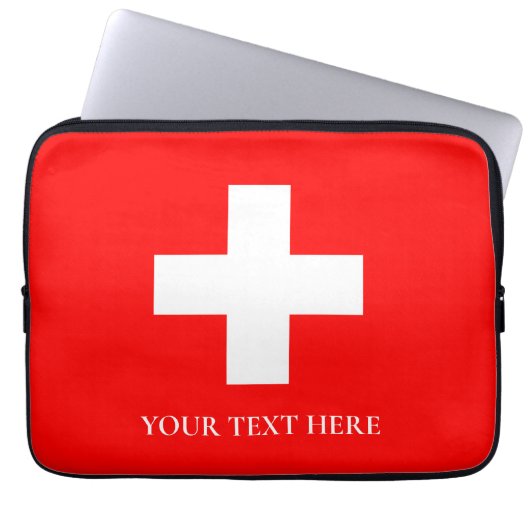 Schweiz Flag Schweiz Schweiz Schweiz Laptopschutzhülle (Vorderseite)