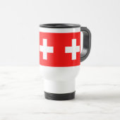 Schweiz Flag Schweiz Schweiz Schweiz Reisebecher (VorderseiteRechts)