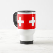 Schweiz Flag Schweiz Schweiz Schweiz Reisebecher (Vorderseite Links)