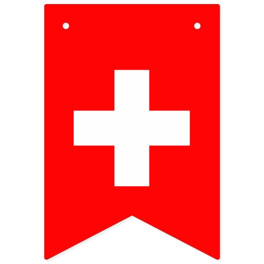 Schweiz Flag Schweiz Schweiz Schweiz Wimpelkette (Zweite Fahne)