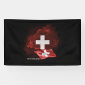 Schweiz Flagge Banner (Horizontal)