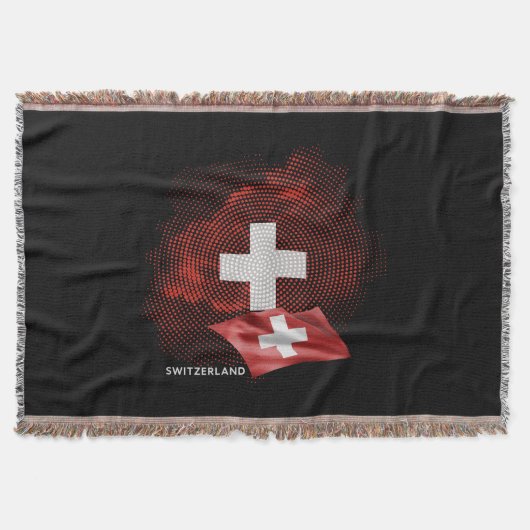 Schweiz Flagge Decke (Vorderseite)