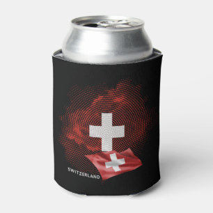 Schweiz Flagge Dosenkühler
