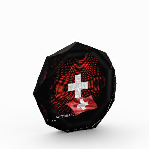 Schweiz Flagge Fotoblock