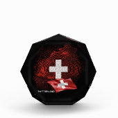 Schweiz Flagge Fotoblock (Vorderseite)