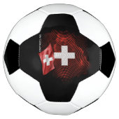 Schweiz Flagge Fußball (Gedreht)
