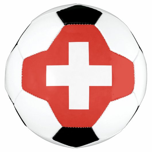 Schweiz Flagge Fußball (Vorderseite)