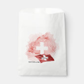 Schweiz Flagge Geschenktütchen (Vorderseite)