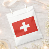Schweiz Flagge Geschenktütchen (Ausgeschnitten)
