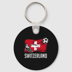 Schweiz Flagge Jersey Schweizer Fußballteam Schwei Schlüsselanhänger