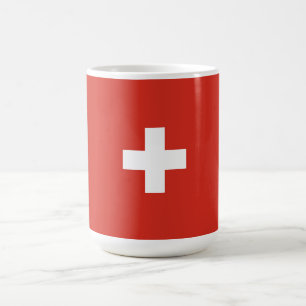 Schweiz Flagge Kaffeetasse