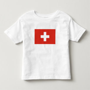 Schweiz Flagge Kleinkind T-shirt