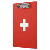 Schweiz Flagge Klemmbrett (Links)