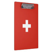 Schweiz Flagge Klemmbrett (Rechts)