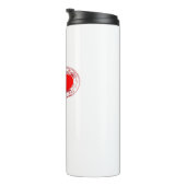 Schweiz Flagge Klettersteig Carabiner Thermosbecher (Nach rechts gedreht)