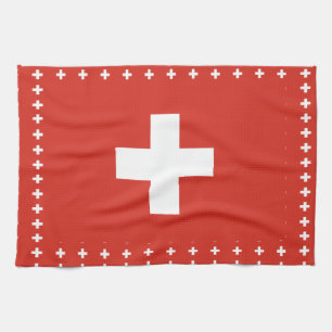 Schweiz Flagge Küchentücher