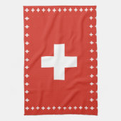 Schweiz Flagge Küchentücher (Vertikal)