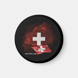 Schweiz Flagge Magnet