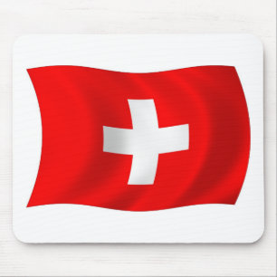 Schweiz Flagge Mauspad