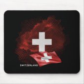 Schweiz Flagge Mousepad (Vorne)