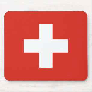 Schweiz Flagge Mousepad