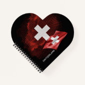 Schweiz Flagge Notizblock (Vorderseite)