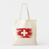 Schweiz Flagge Pinakothek Züst Tragetasche (Rückseite)